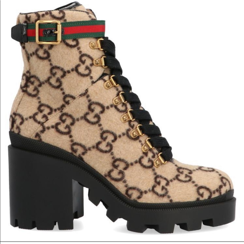 ISO Gucci Tweed Boots